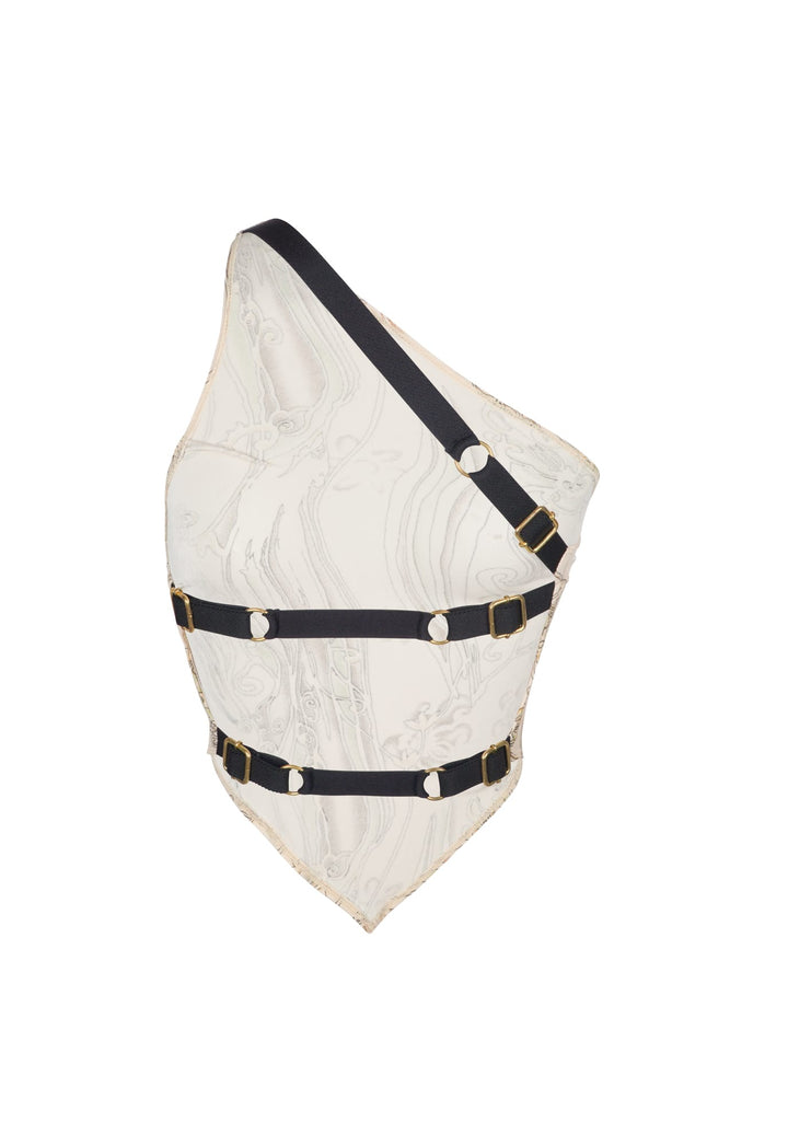 FERN BACKLESS ONE SHOULDER TOP - HER PONY LIMITED EDITION