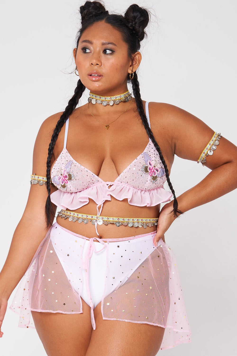 *GALAXY BOOP SKIRT - PINK - Her Pony