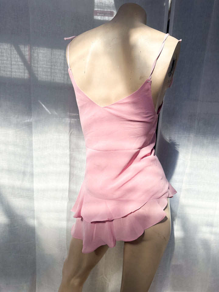 *MIMI PINK PIXIE TOP / TINY DRESS / XS
