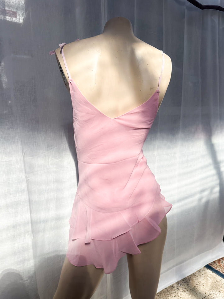 *MIMI PINK PIXIE TOP / TINY DRESS / XS