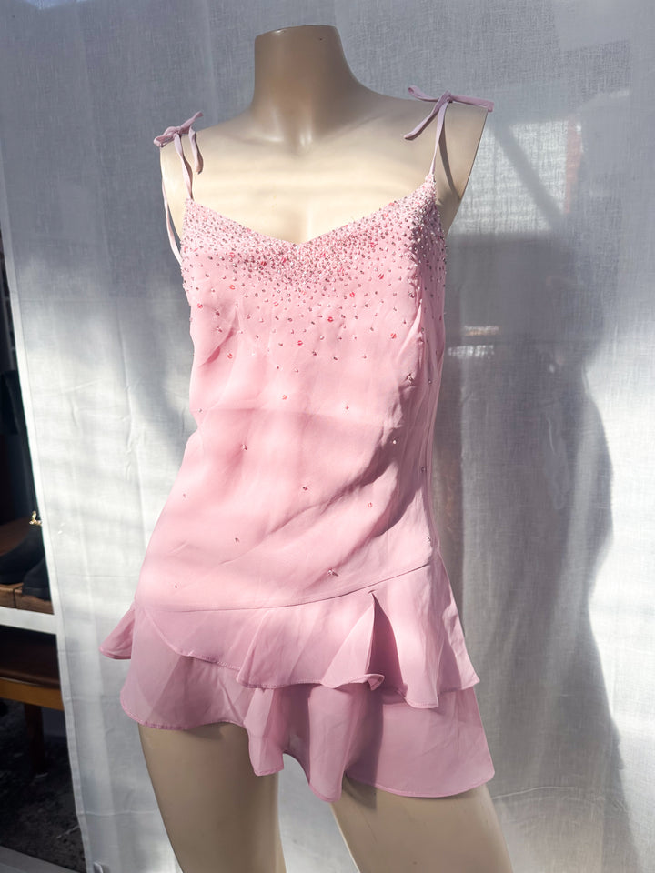 *MIMI PINK PIXIE TOP / TINY DRESS / XS