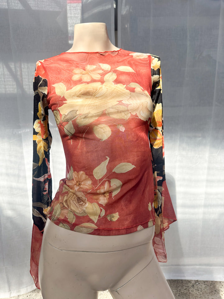 *PIXIE LONG SLEEVE TOP / XS-S