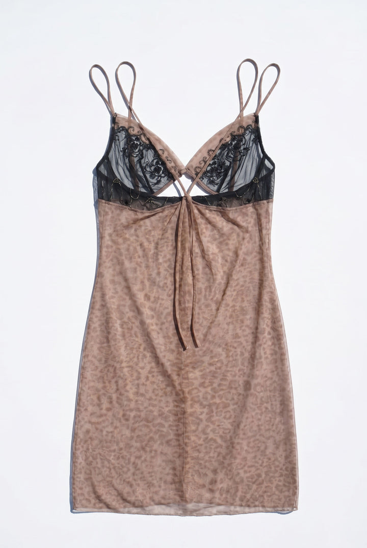 *VTG LINGERIE SLIP DRESS / M