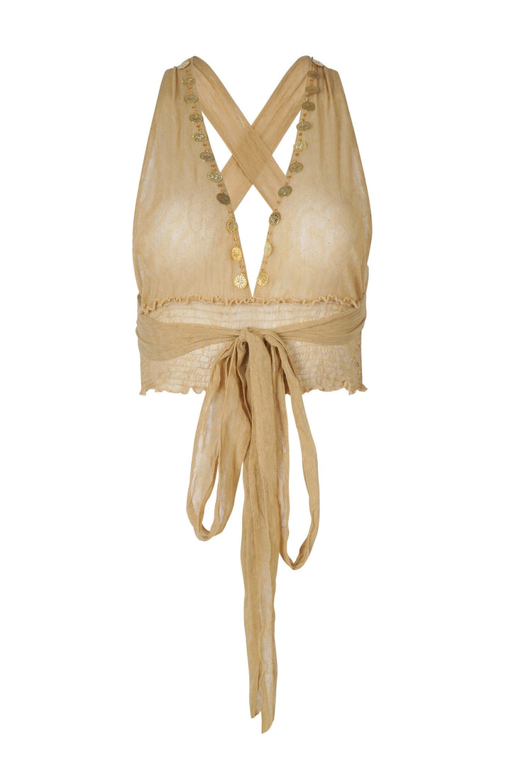 LULIE BALLET CROP - DARK TAN - HER PONY VINTAGE