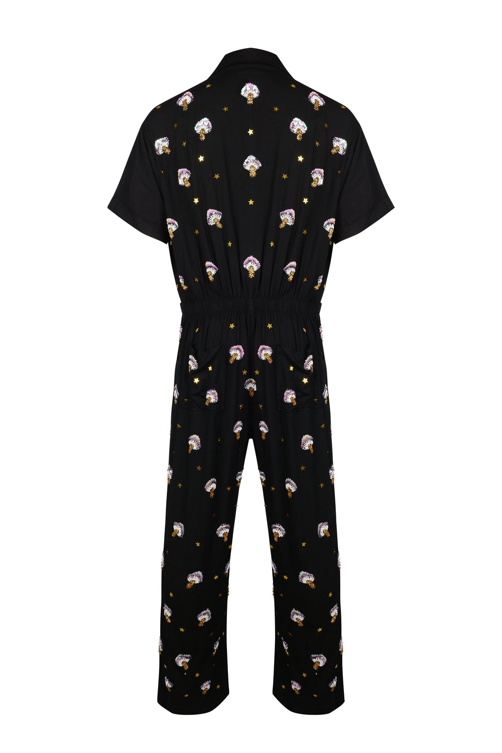 MADE TO ORDER / ARZAIA MUSHROOM BOILERSUIT - BLACK - Her Pony