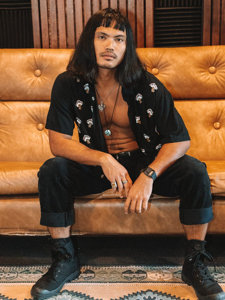 MADE TO ORDER / MUSHROOM MENS SHIRT - Her Pony