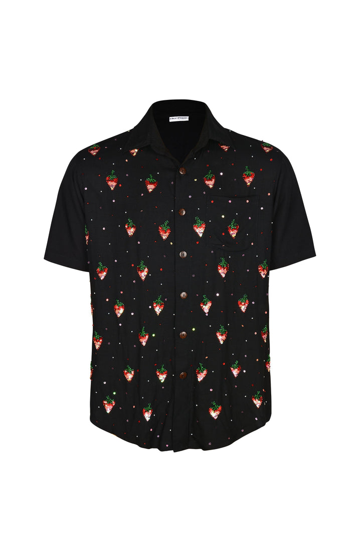 MADE TO ORDER / SOLÈNE STRAWBERRY UNISEX SHIRT - Her Pony
