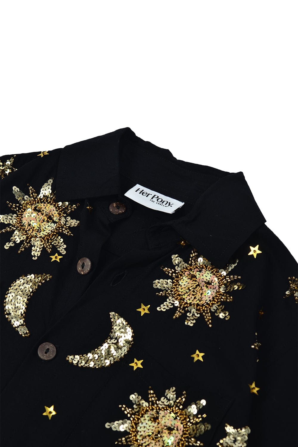 MADE TO ORDER / STELLA SEQUIN SPARKLE SHIRT / UNISEX - Her Pony