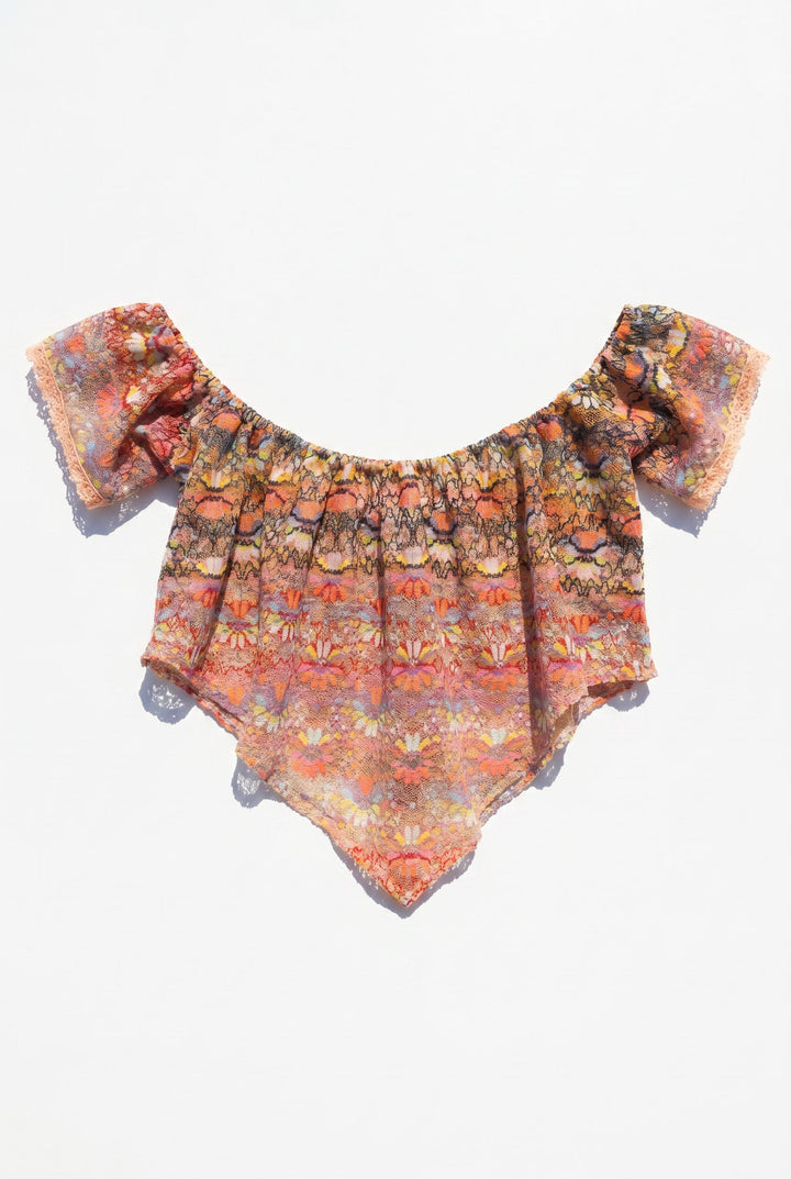 *MEADOW LACE MINI CROP - VINTAGE