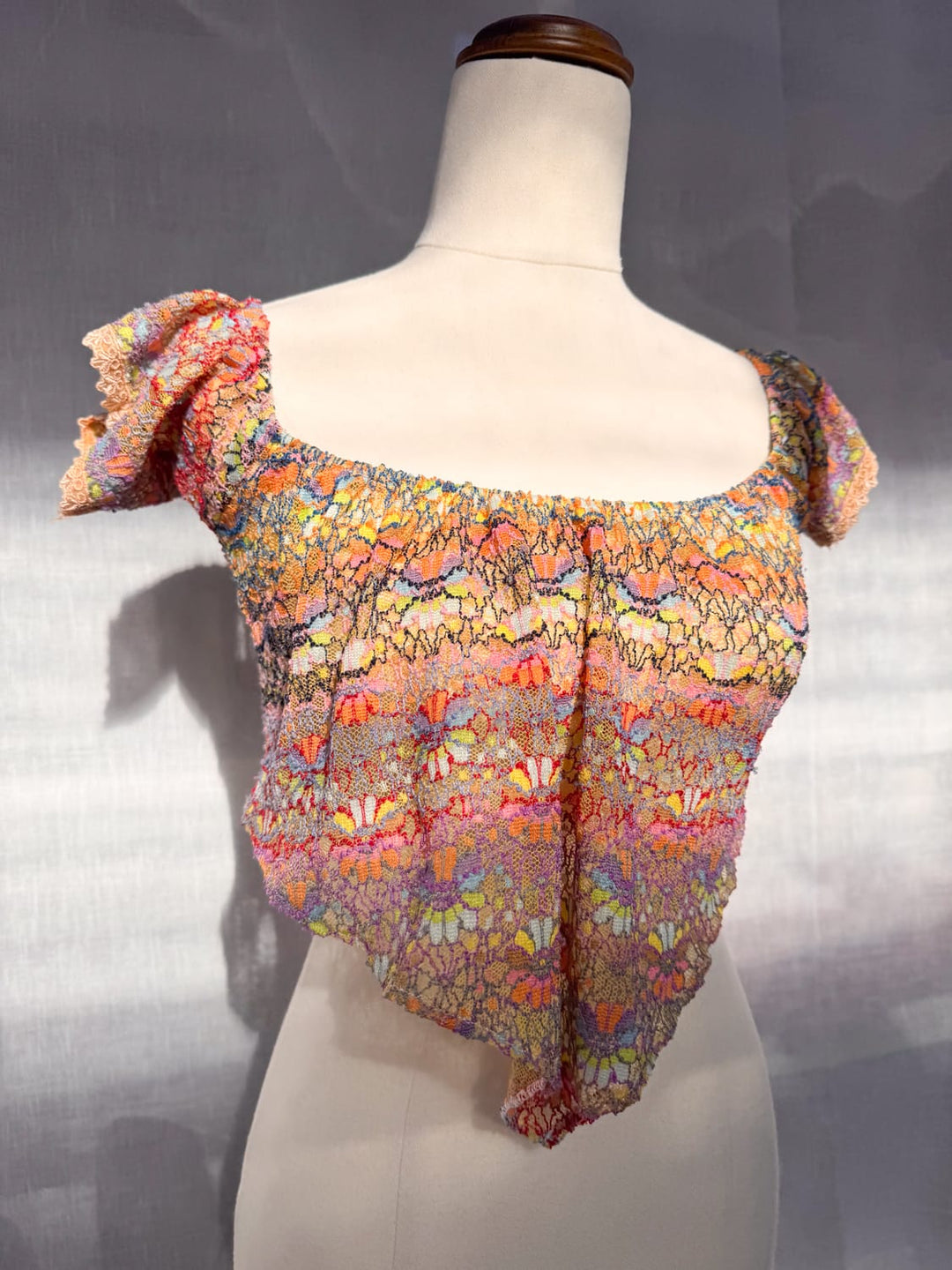 *MEADOW LACE MINI CROP - VINTAGE