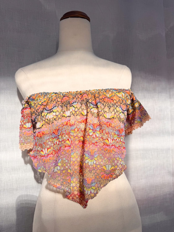 *MEADOW LACE MINI CROP - VINTAGE