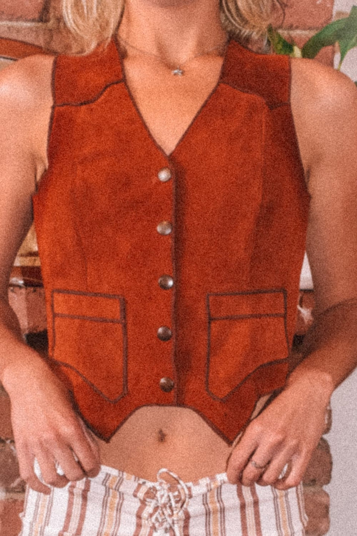 *PENNY LANE VINTAGE VEST / XS-S - VINTAGE