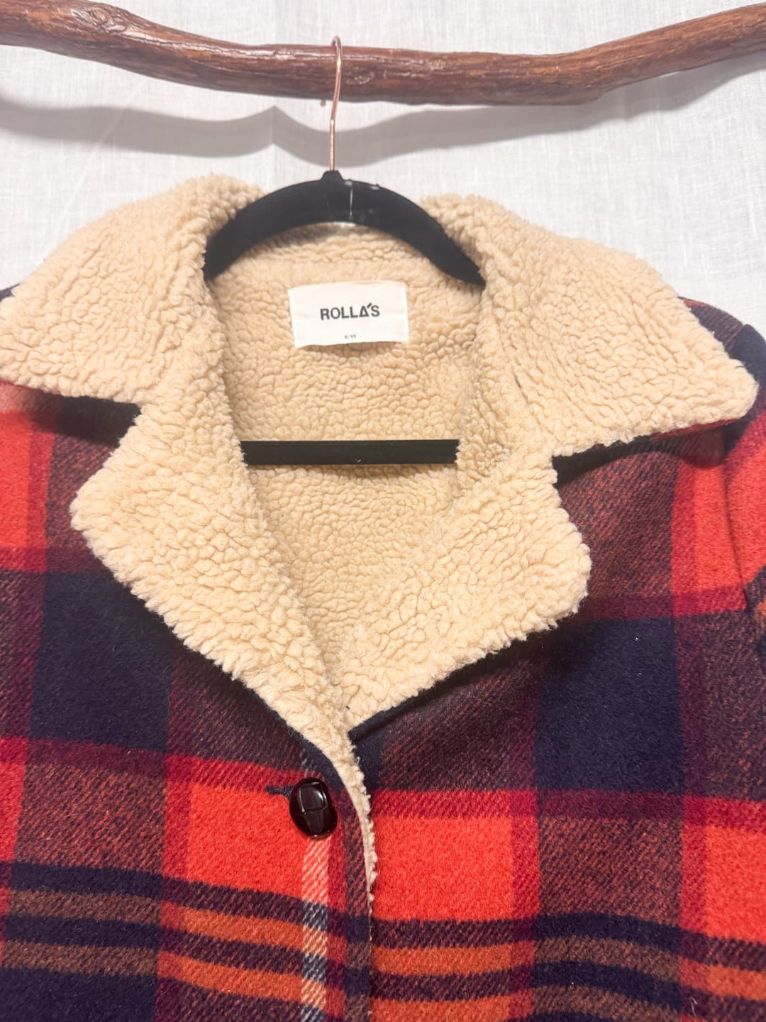 *ROLLAS SHERPA JACKET / XS-S - VINTAGE