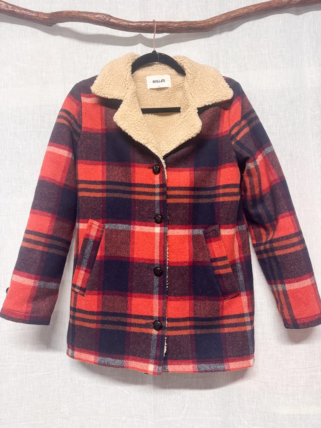 *ROLLAS SHERPA JACKET / XS-S - VINTAGE