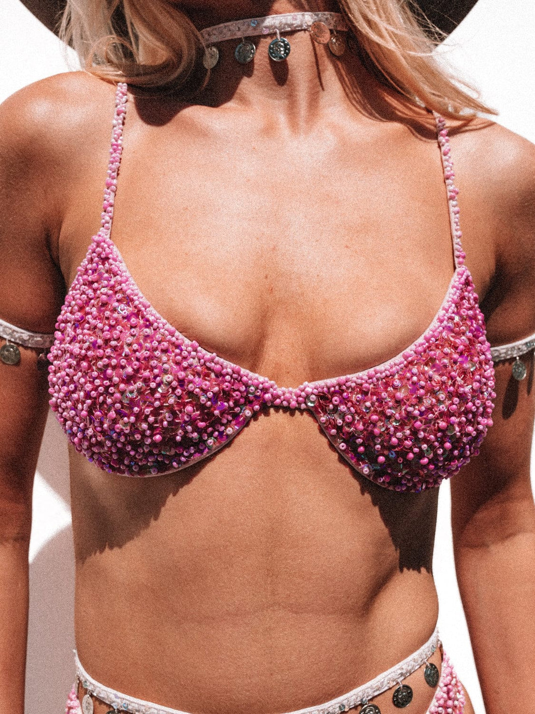 !SAPPHIRA SPARKLE BRA - PINK - Her Pony