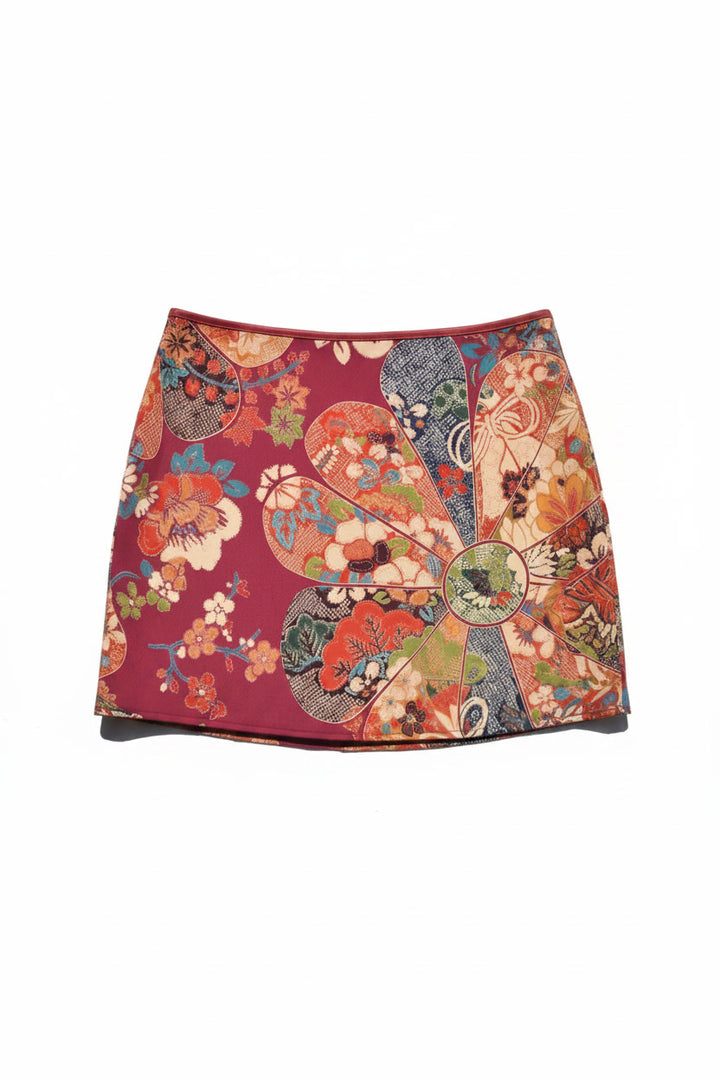 *AKIRA PRINTED MINI SKIRT / S