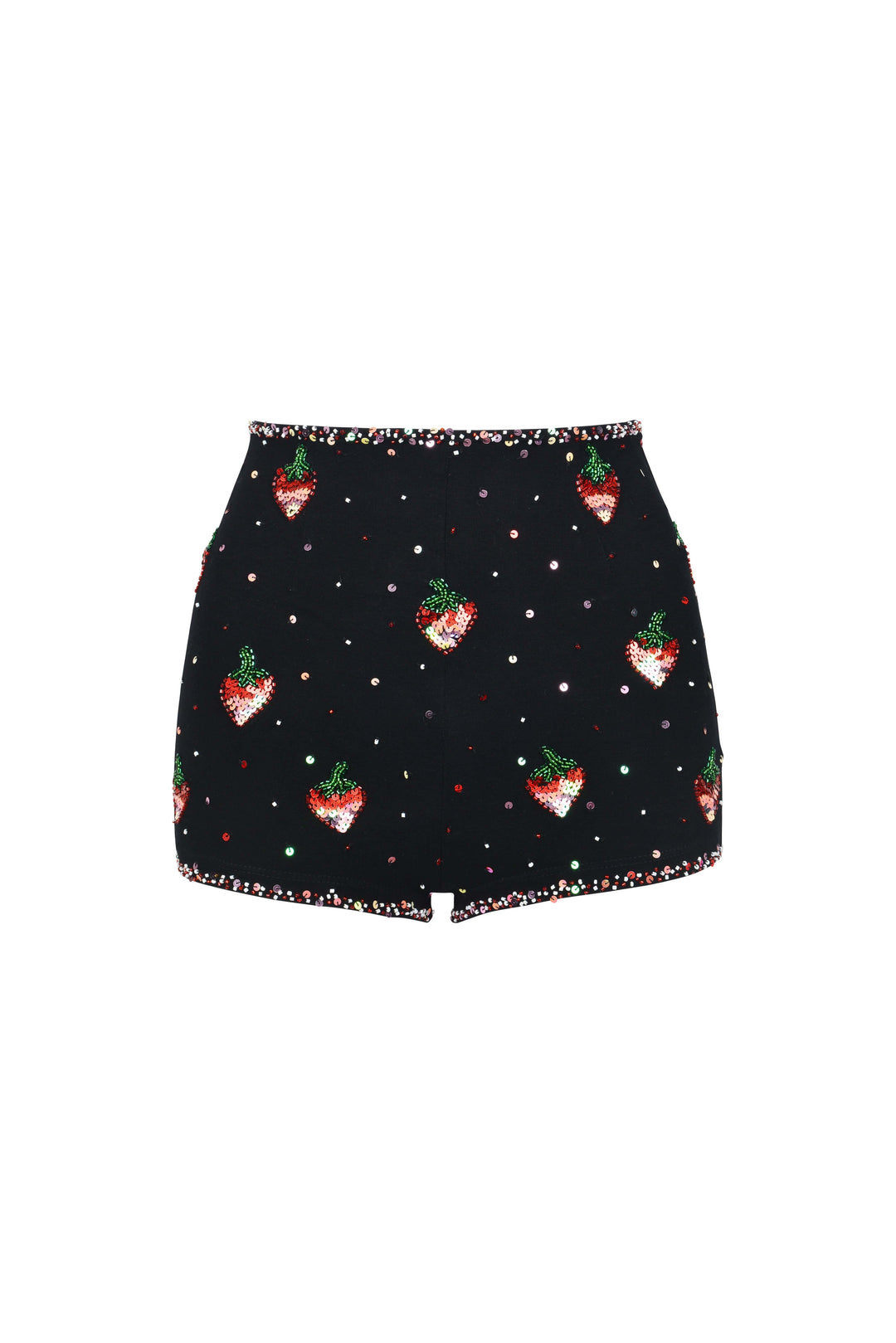SOLÈNE STRAWBERRY HOT PANT SHORTS - Her Pony