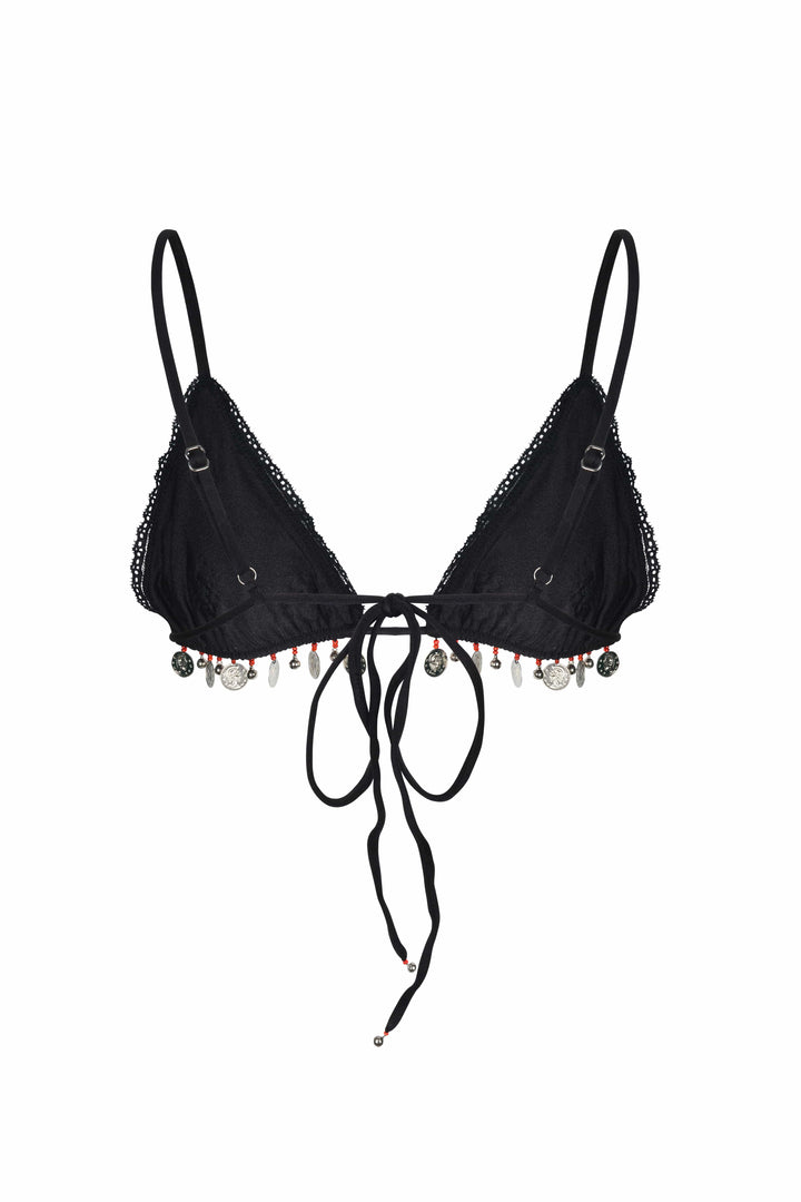 SOLÈNE STRAWBERRY JINGLE BIKINI TOP - Her Pony