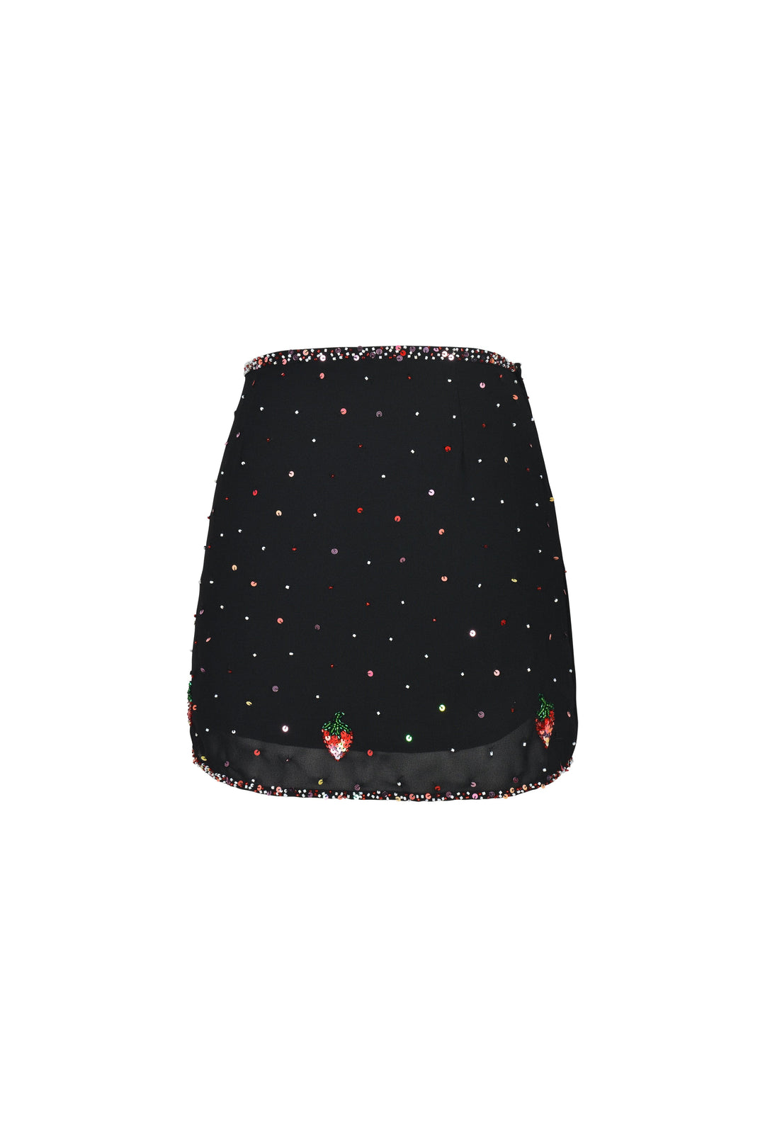 SOLÈNE STRAWBERRY WRAP SKIRT - Her Pony