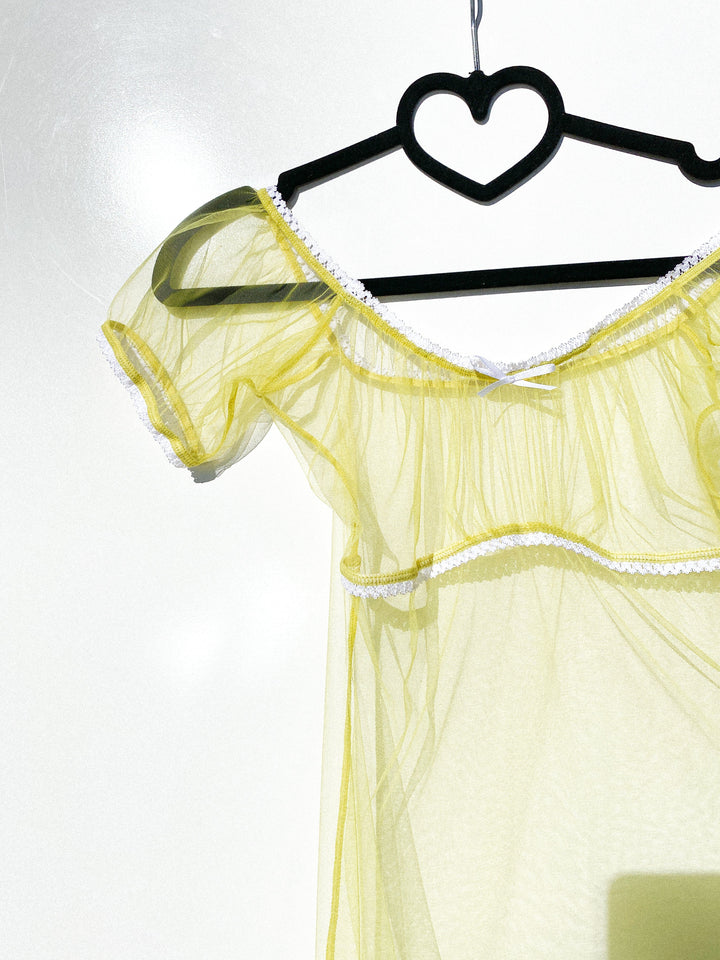 SS / CINDY MESH DRESS - GREEN XXS-XS - HER PONY