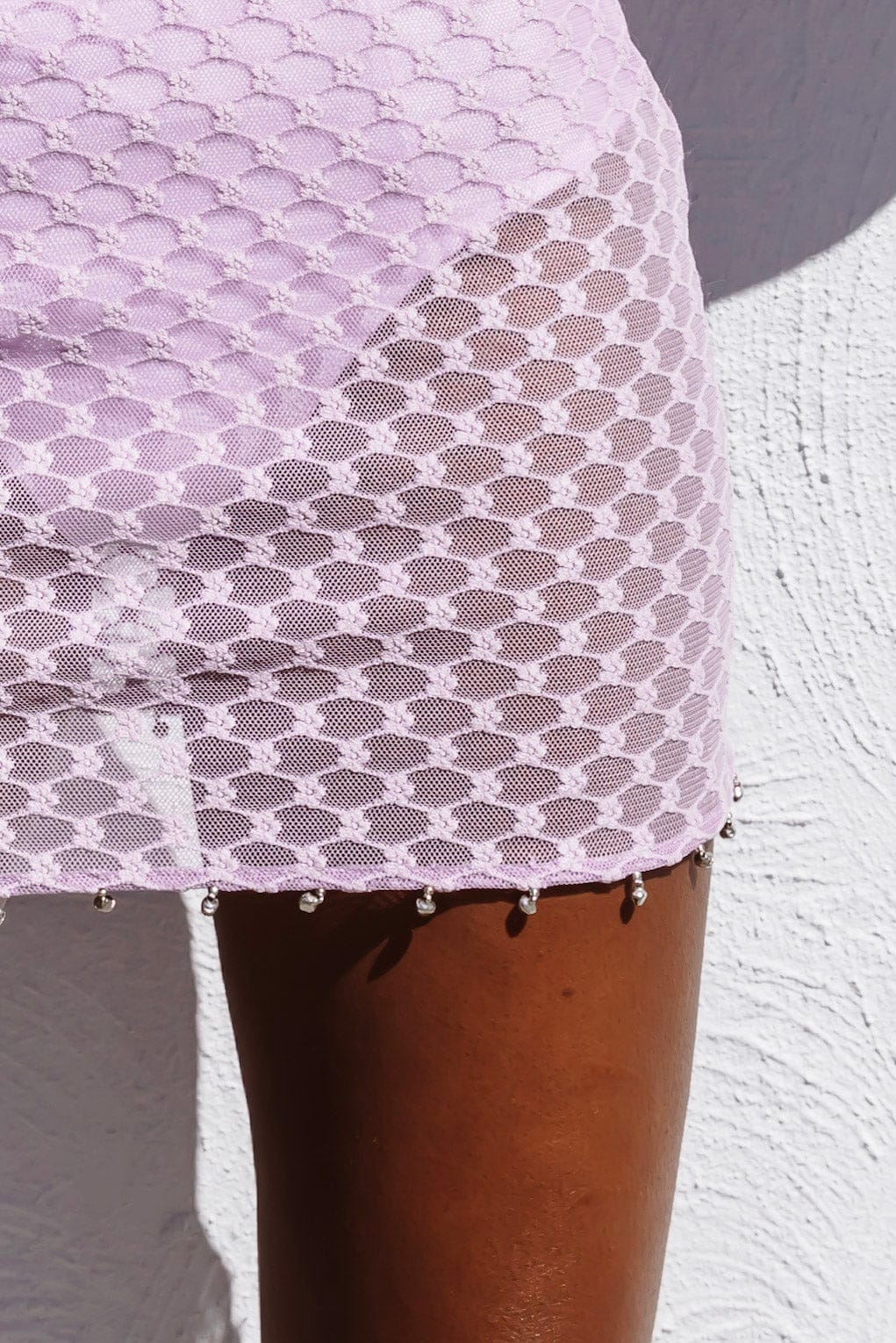 !SS / PURPLE LACE SKIRT + BRALETTE WITH BELLS - Her Pony