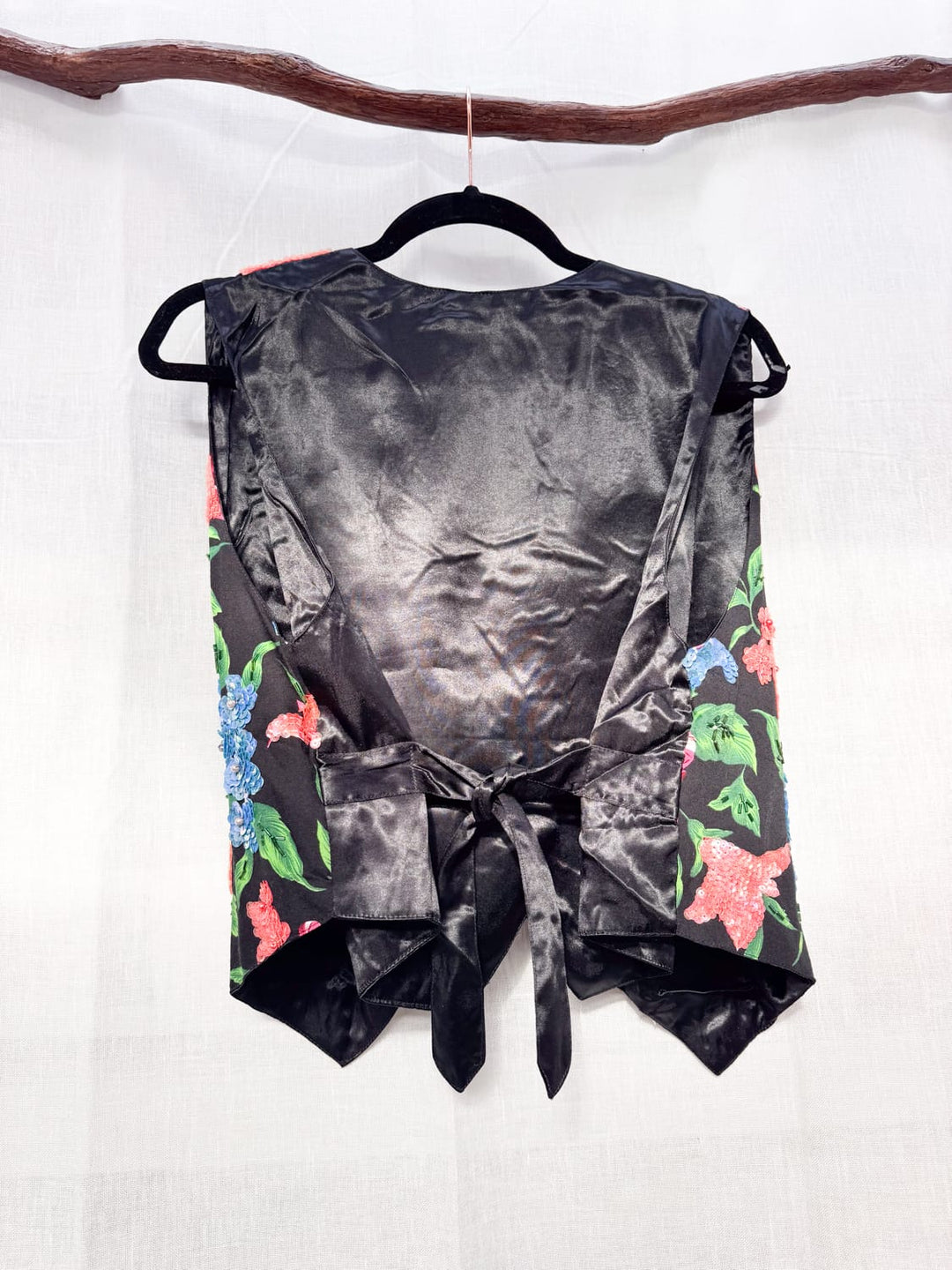 *VINTAGE SEQUIN VEST - UNISEX / M - VINTAGE