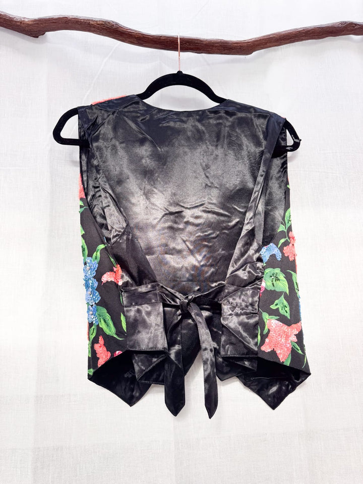 *VINTAGE SEQUIN VEST - UNISEX / M - VINTAGE