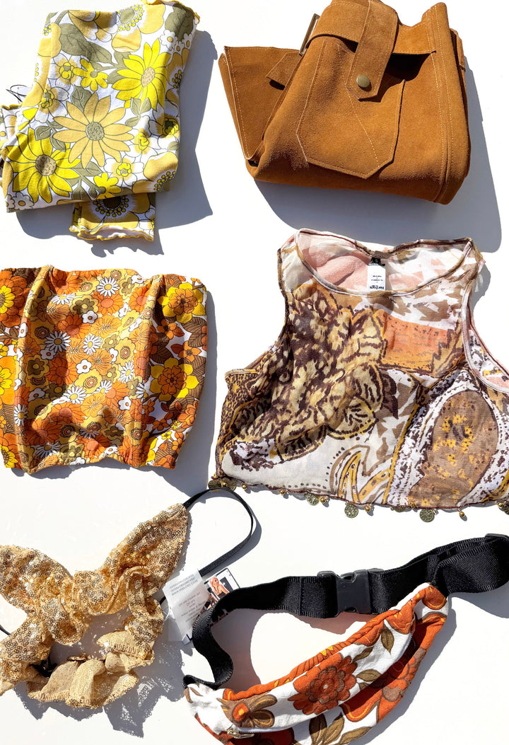 VTG '70s FLOWER BUNDLE / XXS-XS - Her Pony