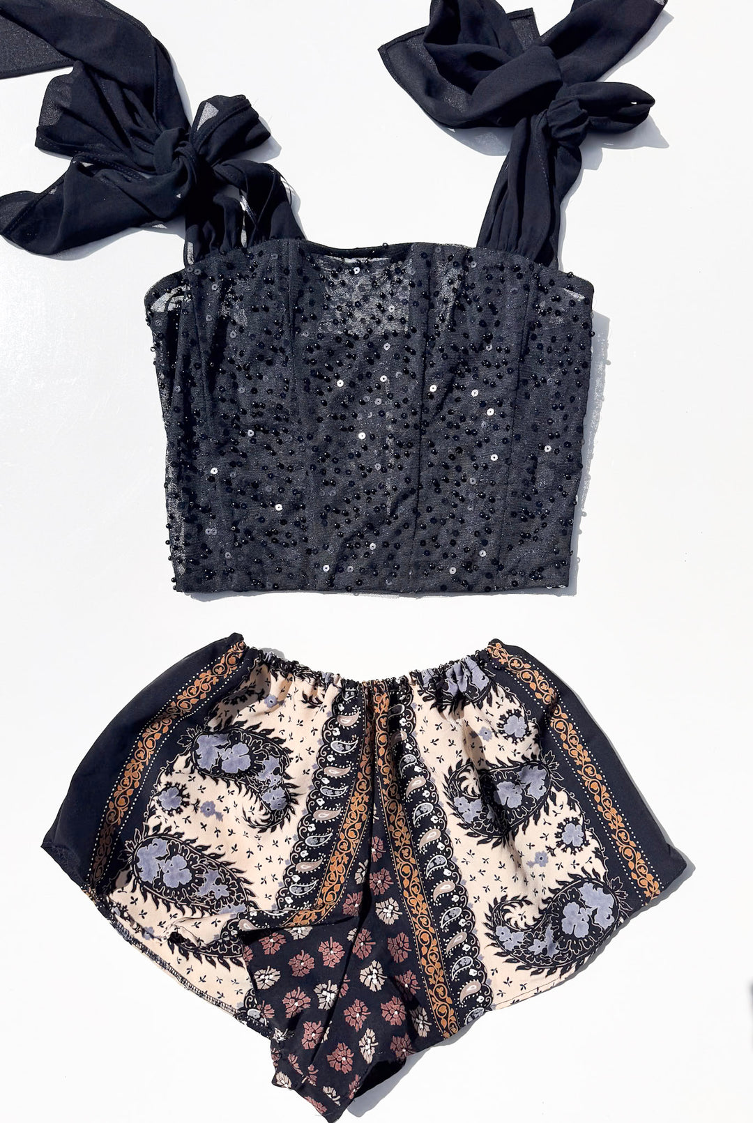 VTG BEADED CORSET + PIXIE BELT BUNDLE / XXS - Her Pony