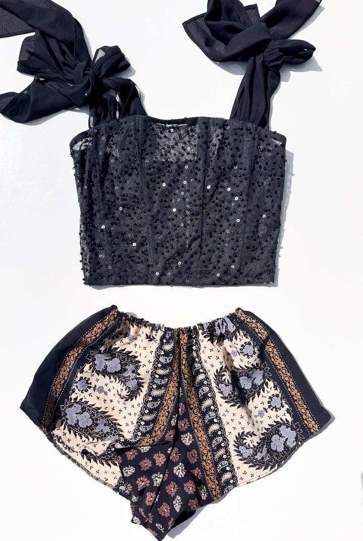 VTG BEADED CORSET + PIXIE BELT BUNDLE / XXS - Her Pony