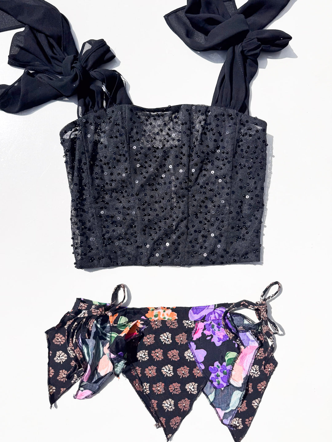 VTG BEADED CORSET + PIXIE BELT BUNDLE / XXS - Her Pony