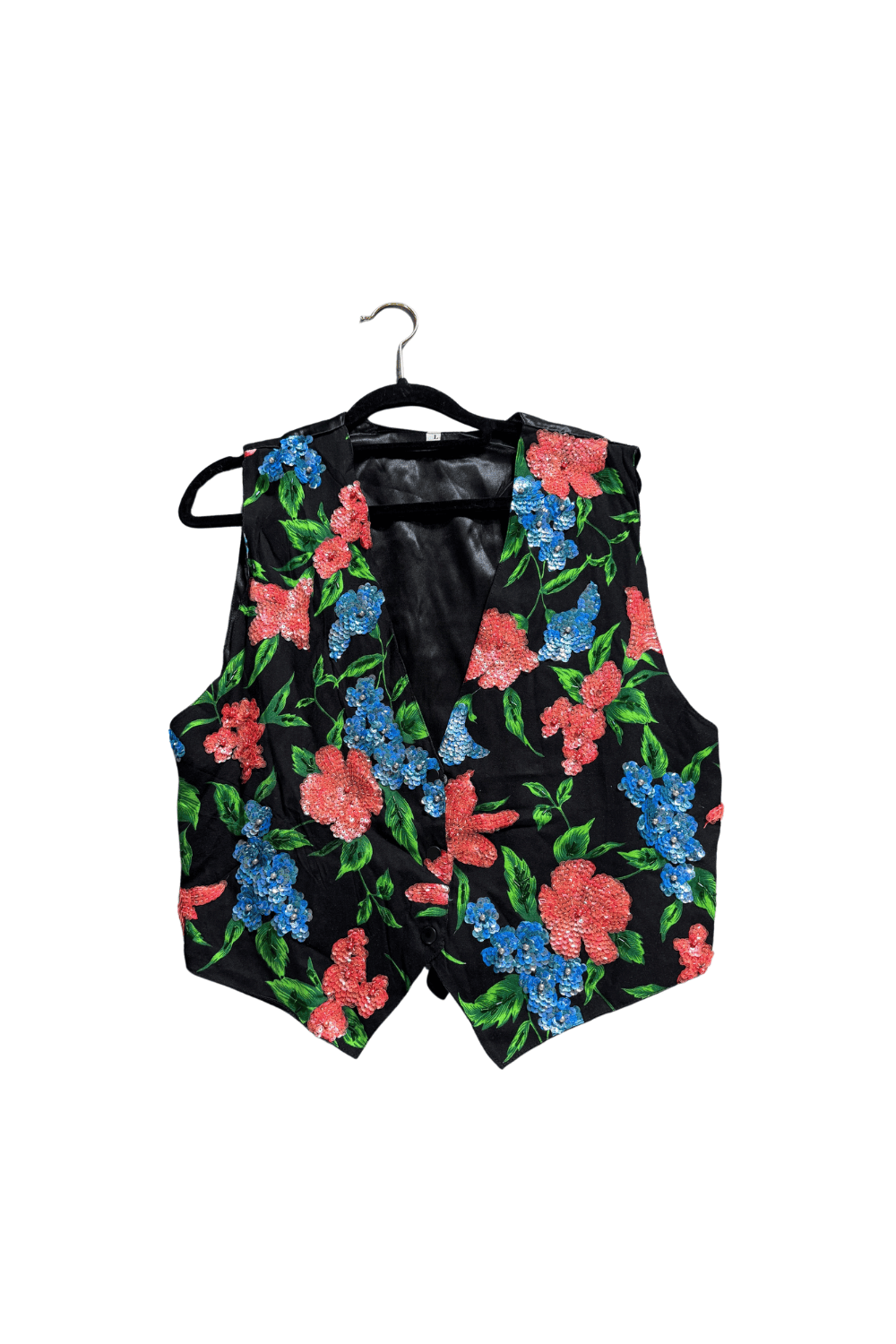 VTG BEADED FESTIVAL VEST / M-L - VINTAGE