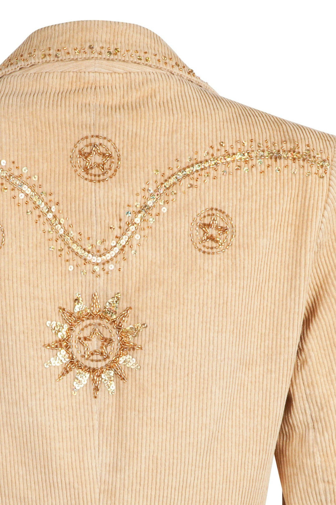 VTG CORDUROY EMBELLISHED WESTERN BLAZER JACKET / M - HER PONY VINTAGE