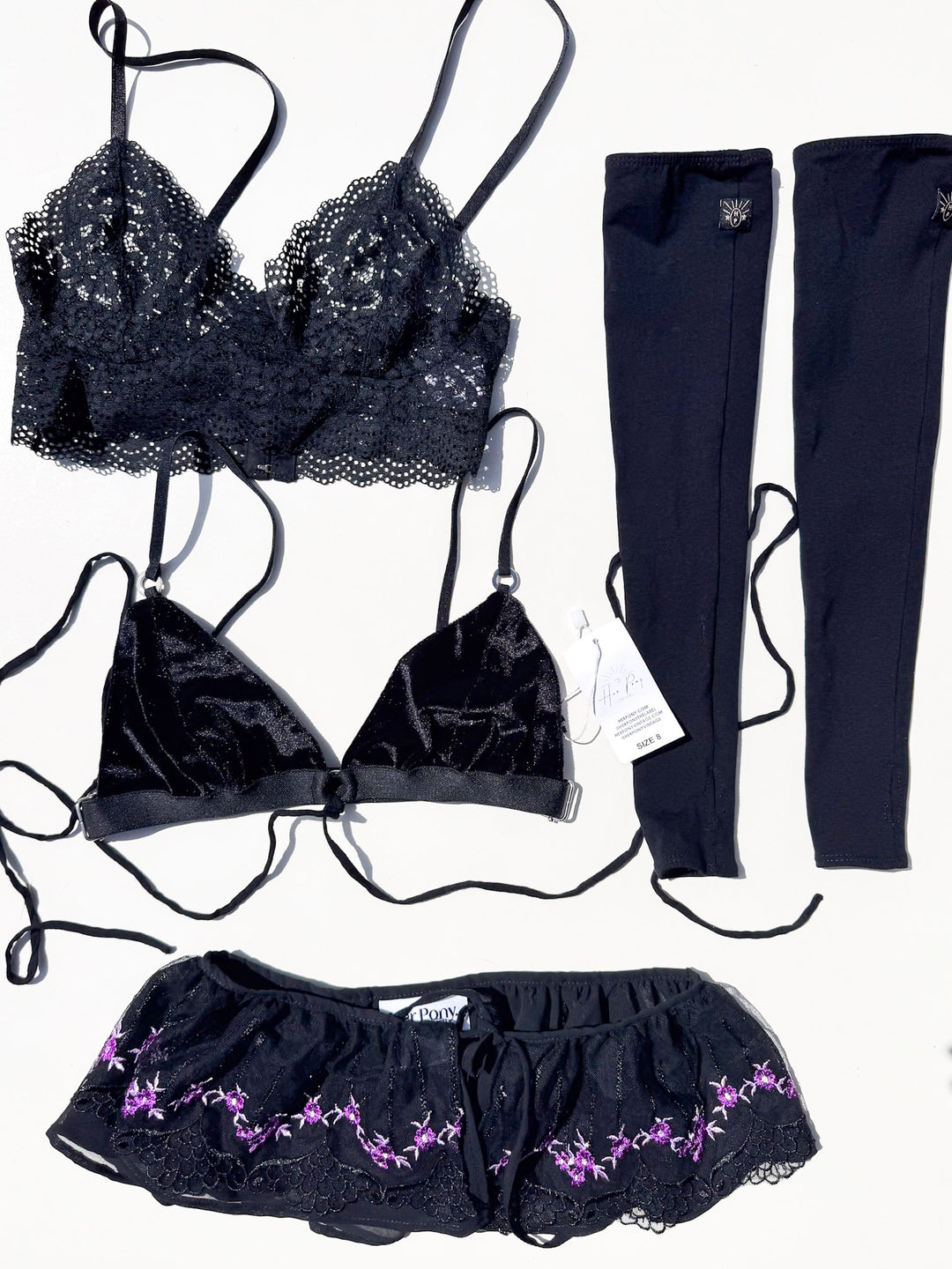 VTG DARK ANGEL LACE PIXIE BUNDLE / XS - Her Pony