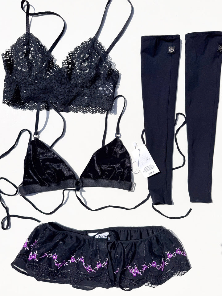 VTG DARK ANGEL LACE PIXIE BUNDLE / XS - Her Pony