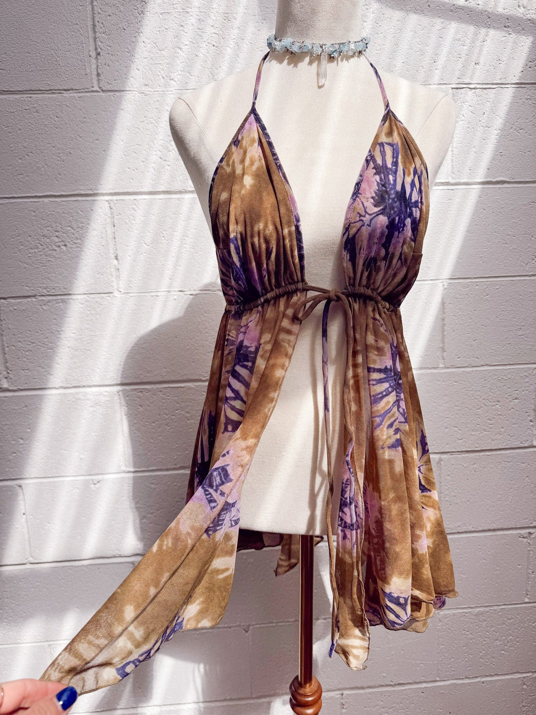 VTG HP VIOLET GYPSY TOP / DRESS / XL - HER PONY VINTAGE