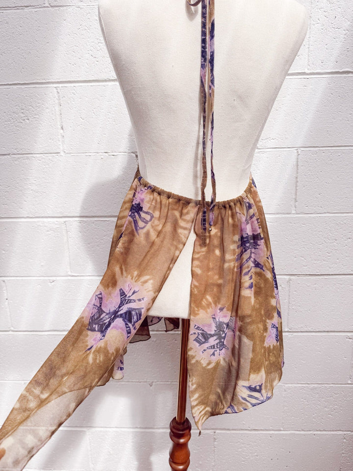 VTG HP VIOLET GYPSY TOP / DRESS / XL - HER PONY VINTAGE