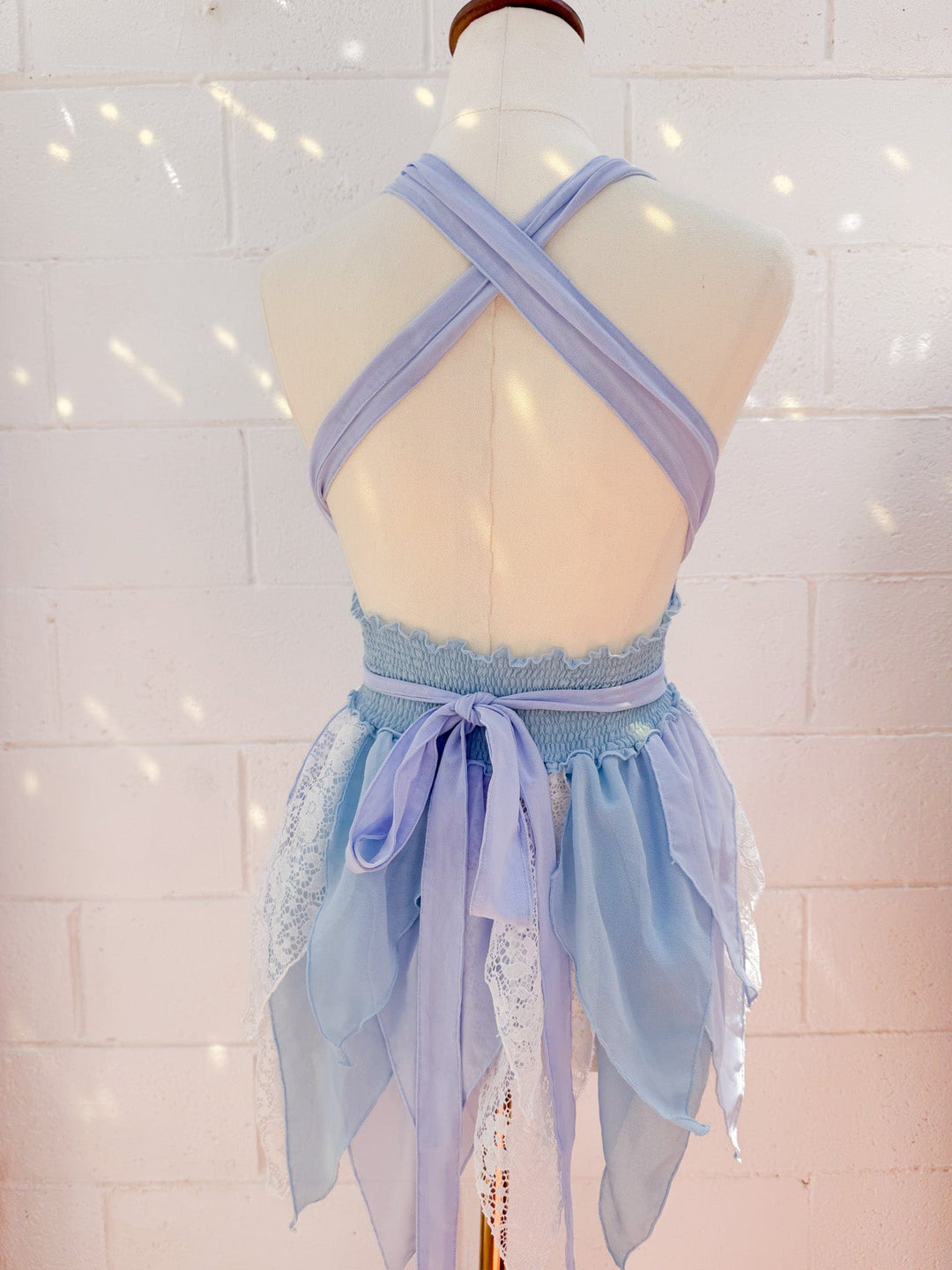 VTG NAIA BLUE PIXIE DRESS / XS-S - HER PONY VINTAGE