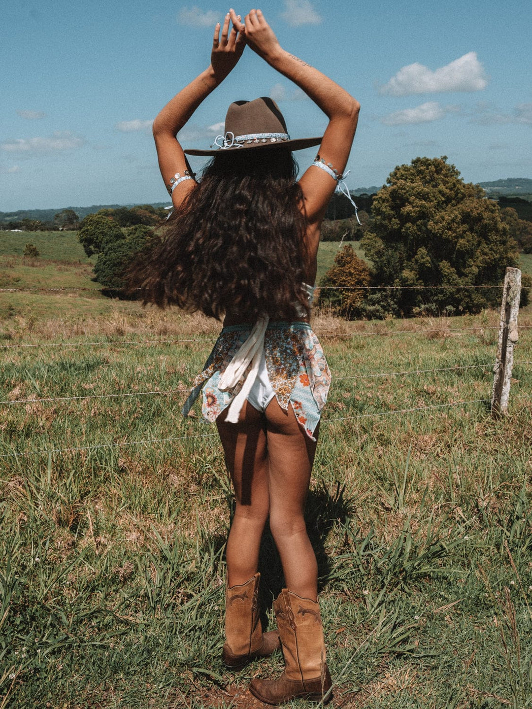 VTG PATCHWORK MESH PIXIE SKIRT / XS - HER PONY VINTAGE