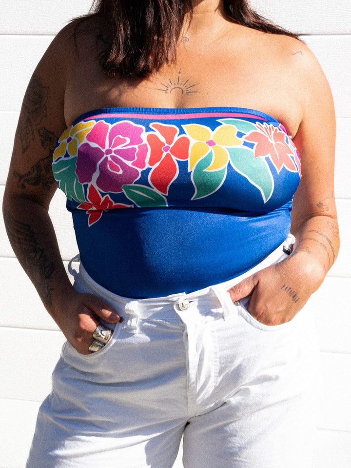 VTG TUBE TOP SWIMMERS / L - VINTAGE