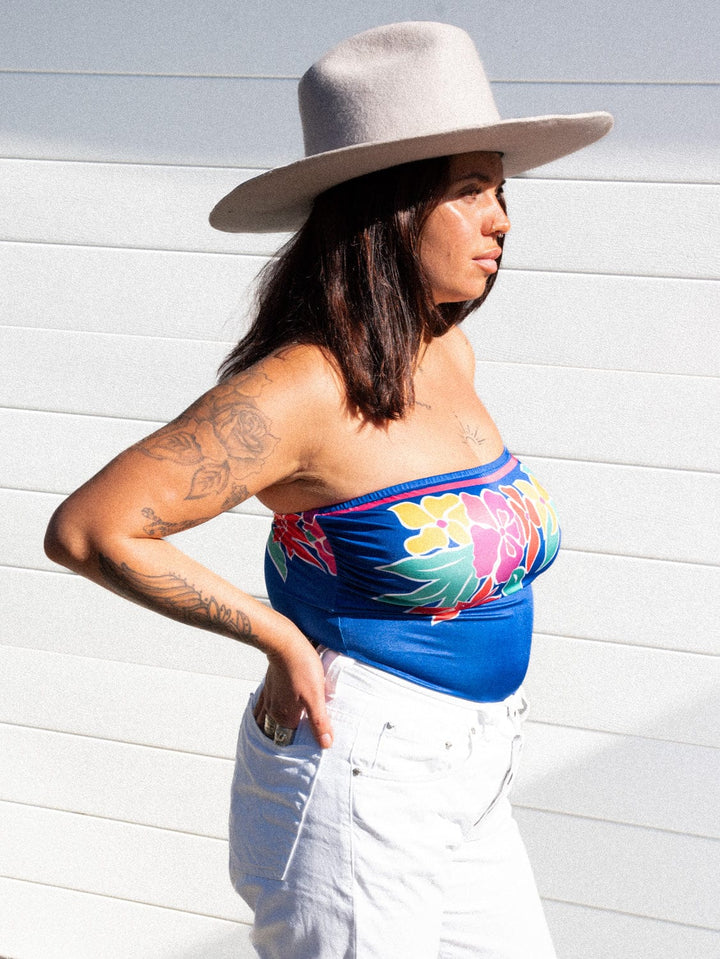 VTG TUBE TOP SWIMMERS / L - VINTAGE