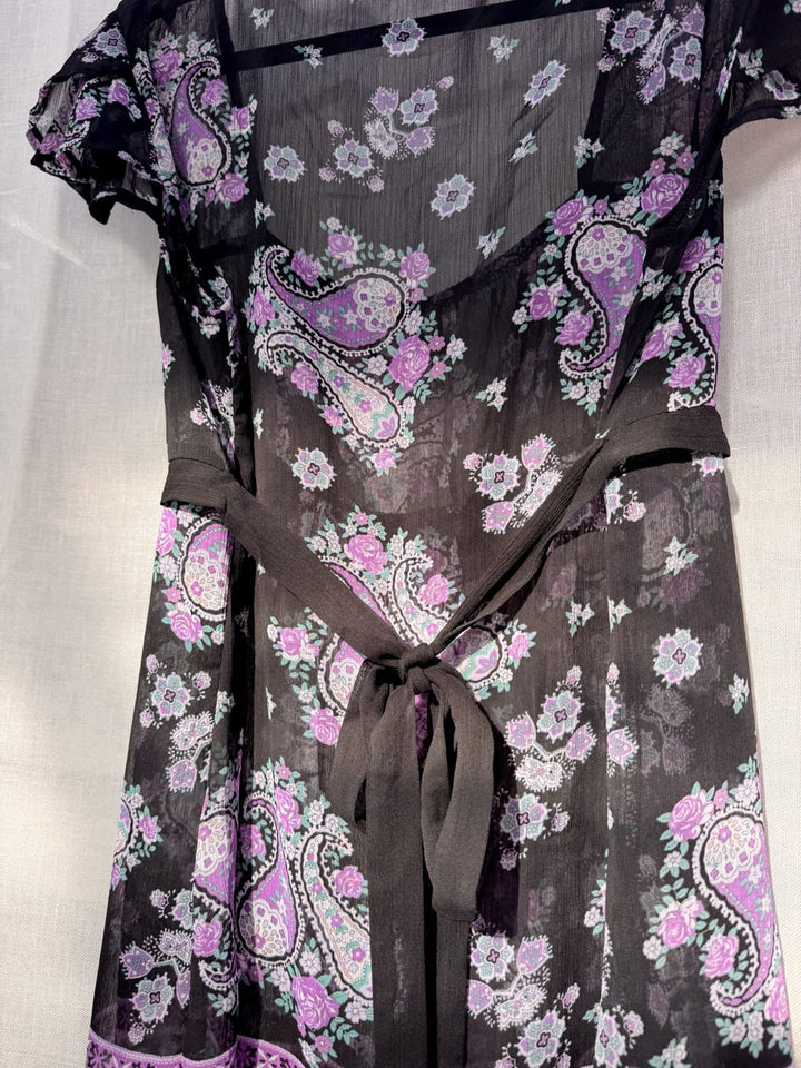*VTG Y2K BABYDOLL SUPER MINI DRESS / LONG TOP - XS - SAMPLE SALE