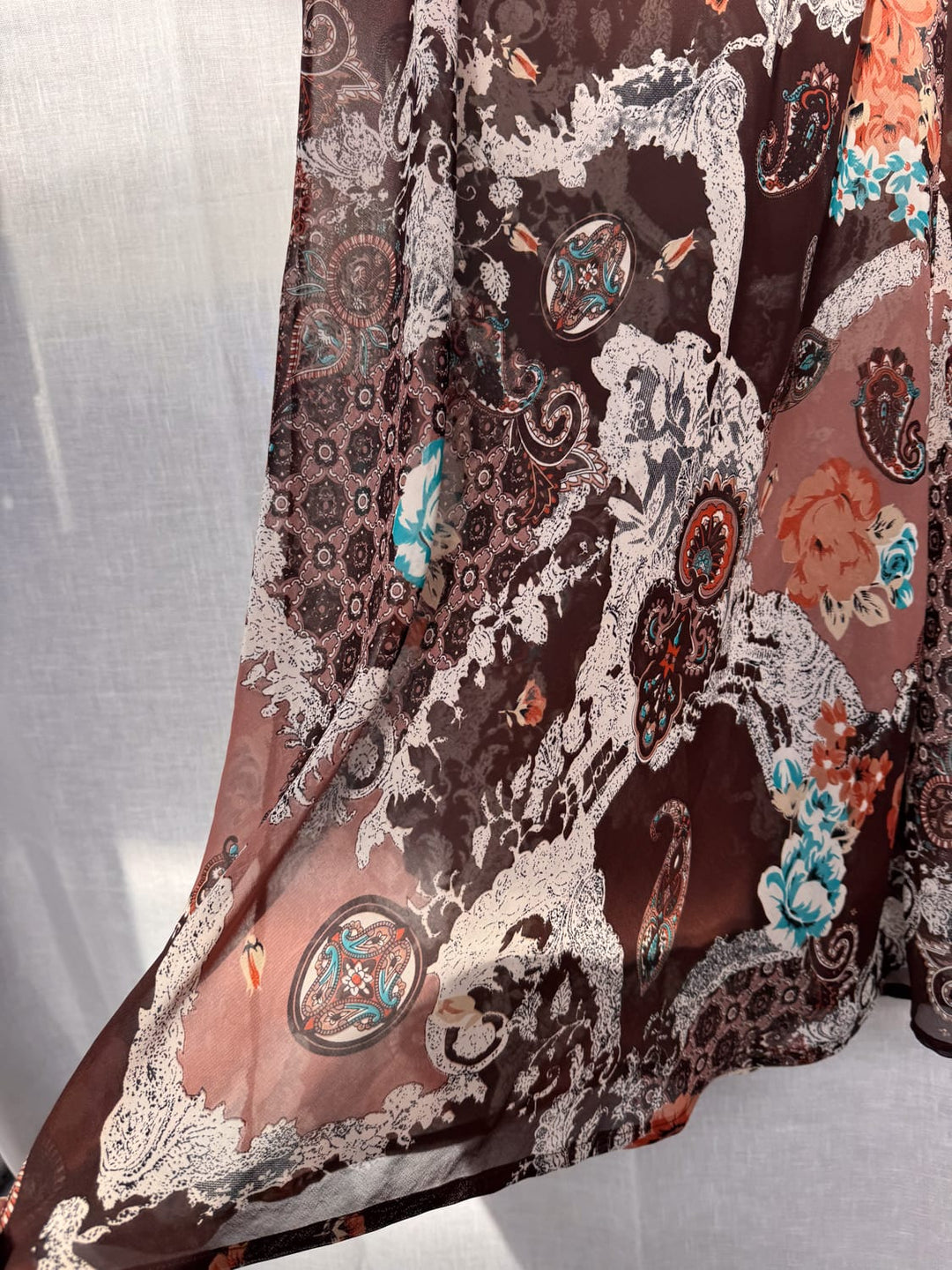 *VTG Y2K PAISLEY MIDI DRESS / - HER PONY VINTAGE