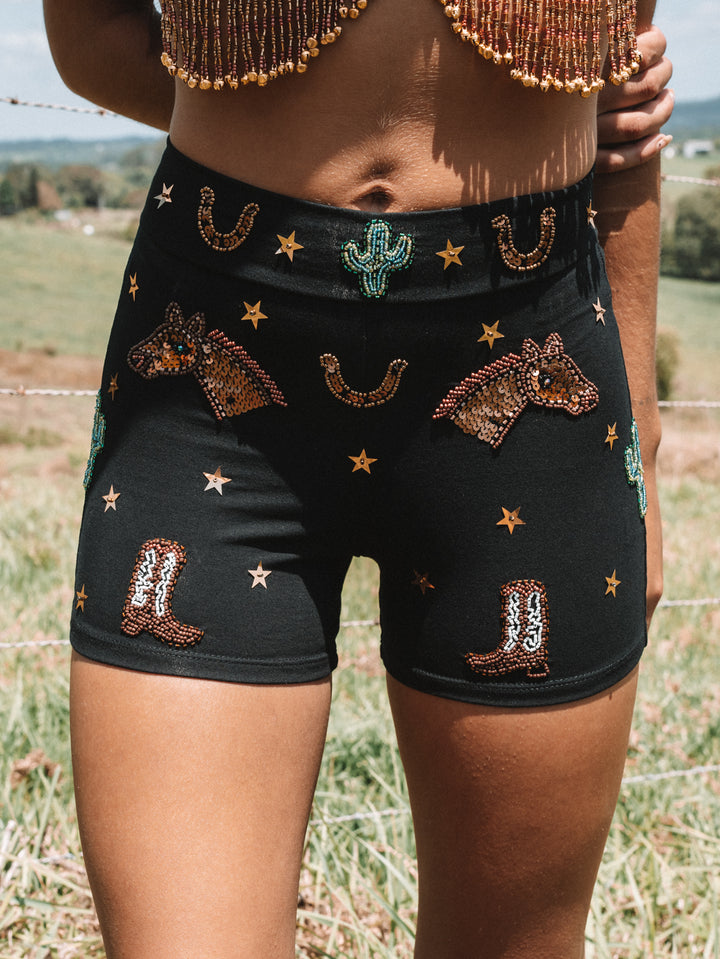 YEE-HAW BIKE SHORTS - Her Pony