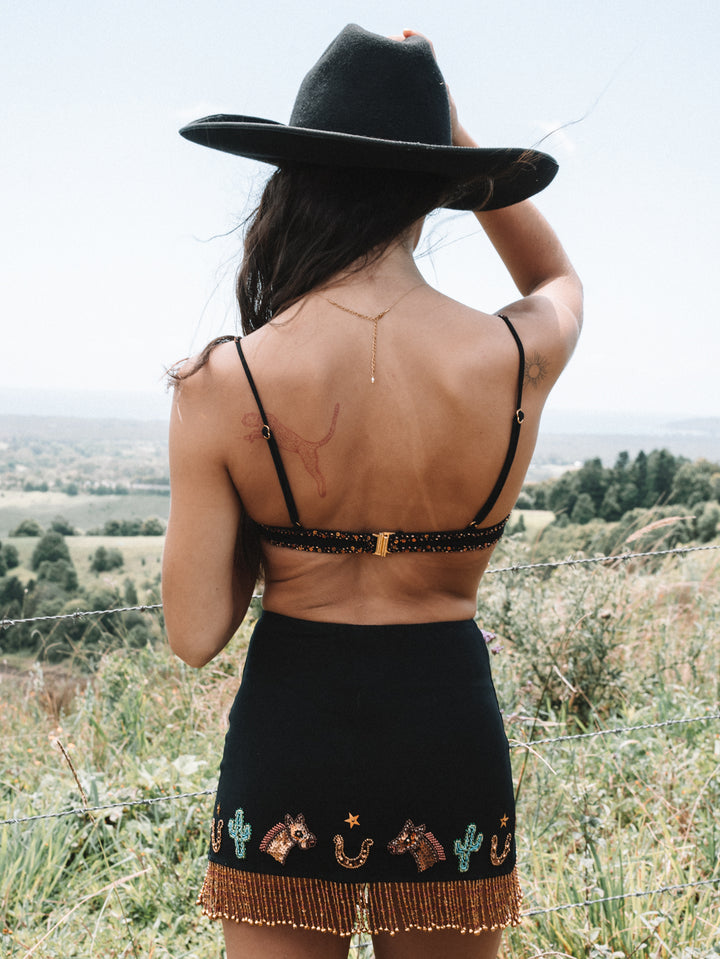 YEE-HAW SPARKLE SHIMMY SKIRT - Her Pony