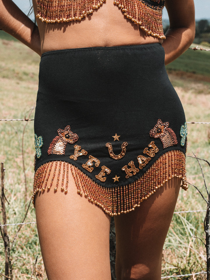 YEE-HAW SPARKLE SHIMMY SKIRT - Her Pony