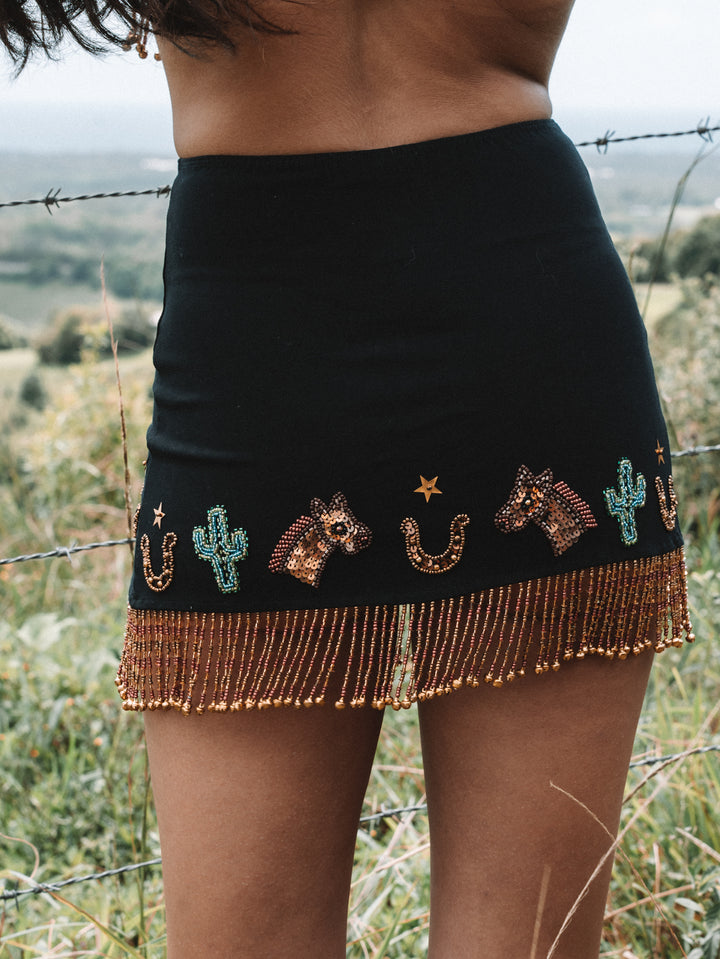 YEE-HAW SPARKLE SHIMMY SKIRT - Her Pony