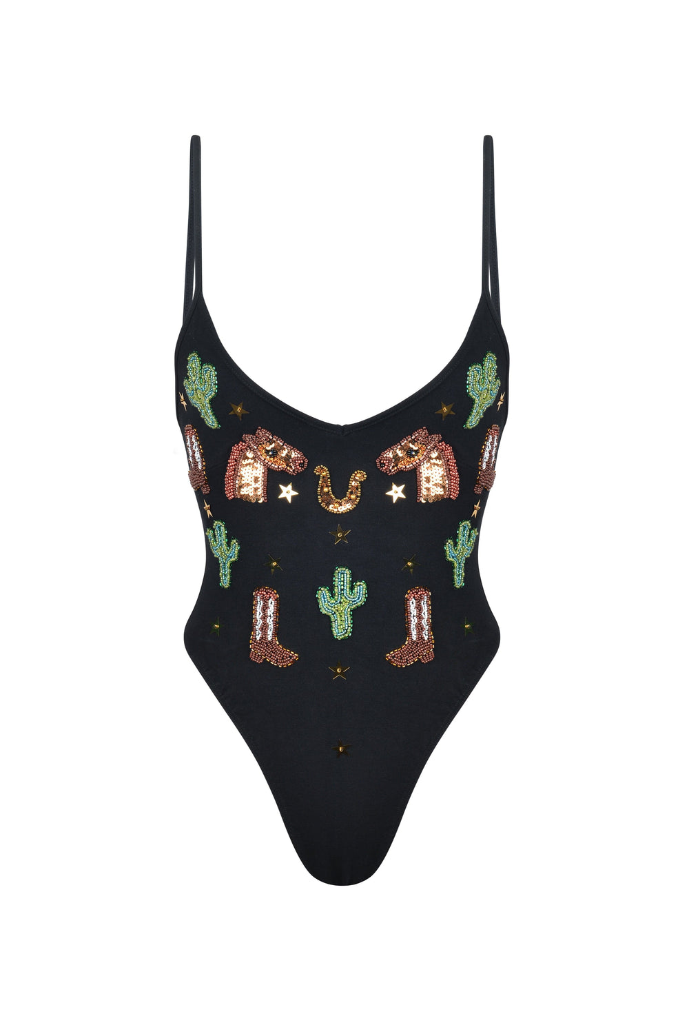 YEE-HAW WESTERN SPARKLE BODYSUIT - Her Pony