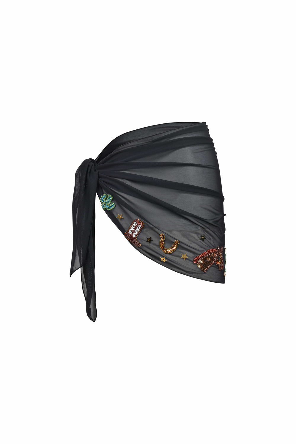 YEE-HAW WESTERN SPARKLE MULTI WAY SCARF - Her Pony