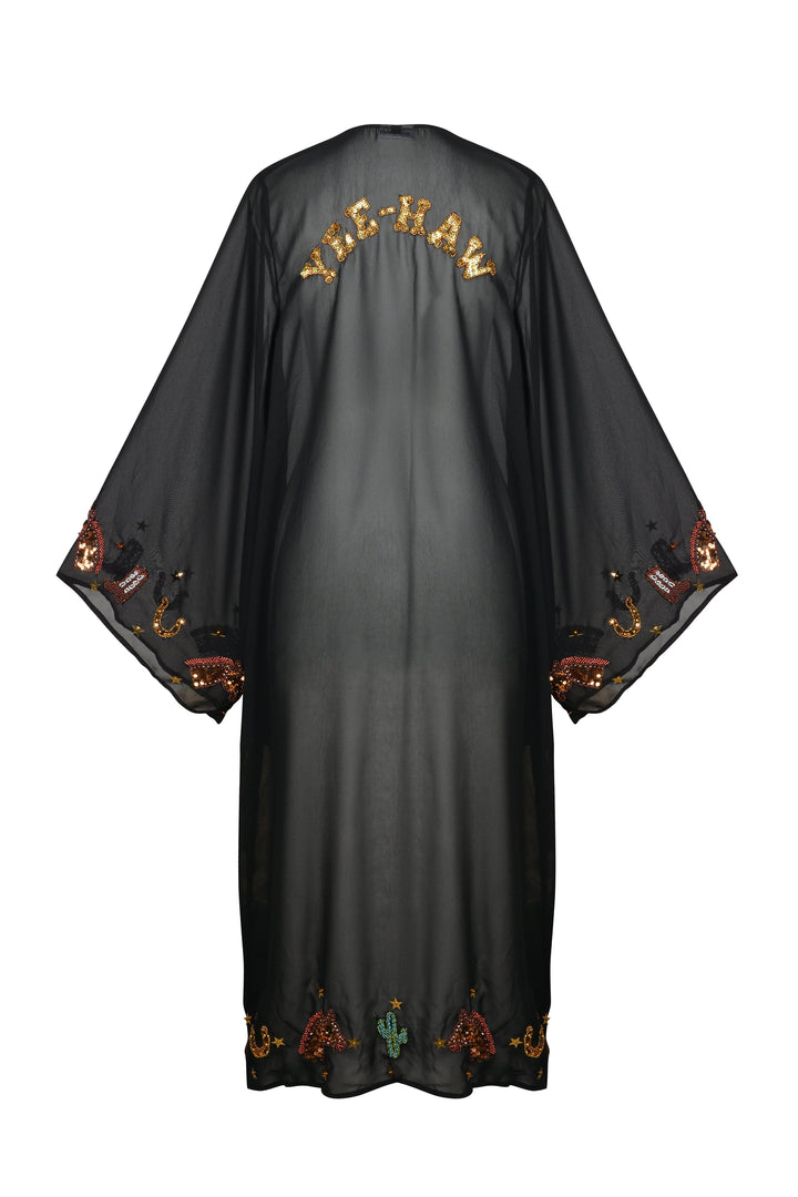 YEE-HAW WESTERN SPARKLE ROBE - LONG - Her Pony